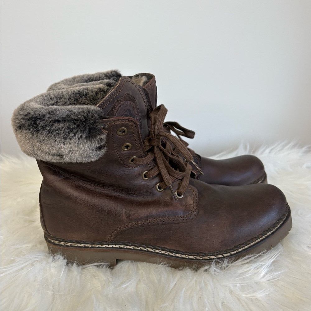 (107)Pajar Dark Brown Faux Fur-Lined Footwear.SZ:EU42 - Picture 7 of 14
